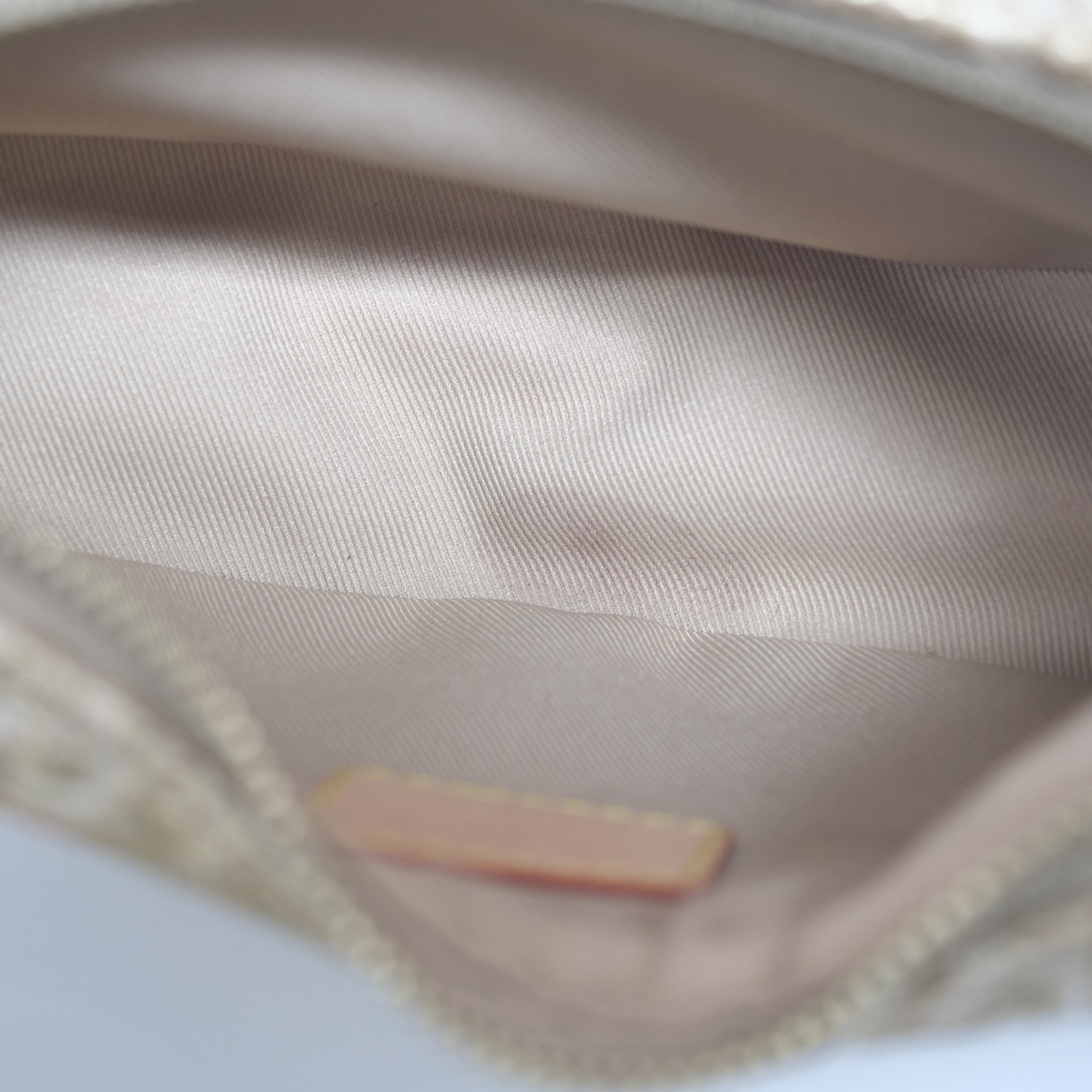 LOUIS VUITTON Monogram Laminated Jacquard Loop Shoulder Bag M22928