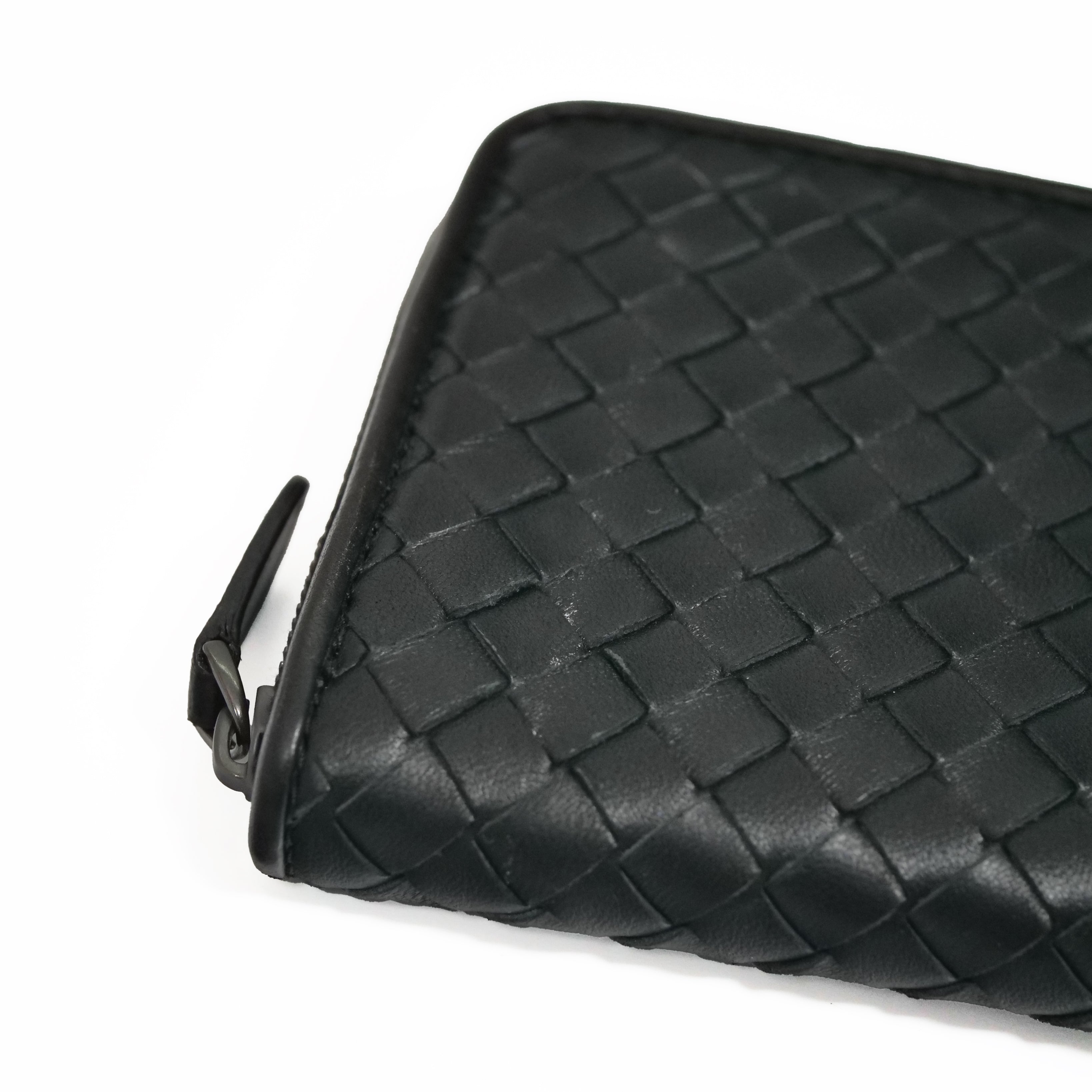 Bottega Veneta Intrecciato Long wallet Black