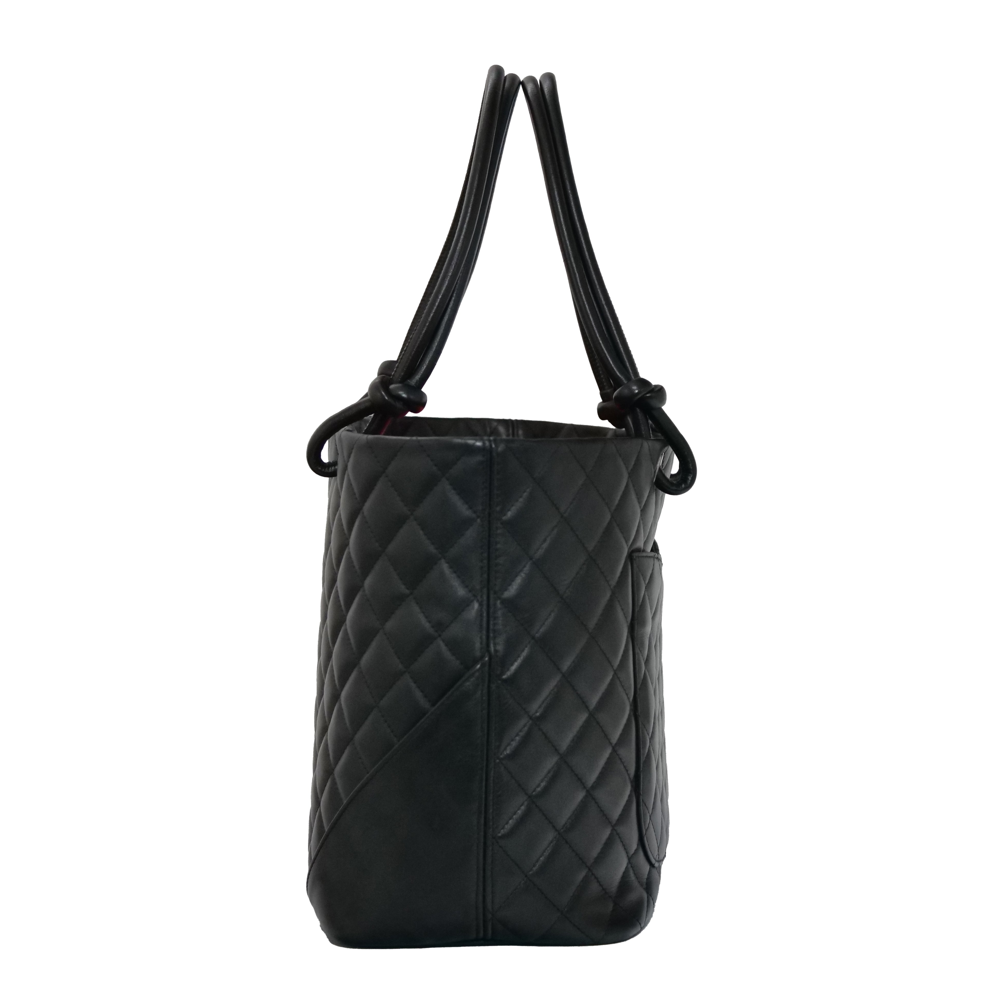 CHANEL Cambon Ligne Large Tote Bag A25169 Black