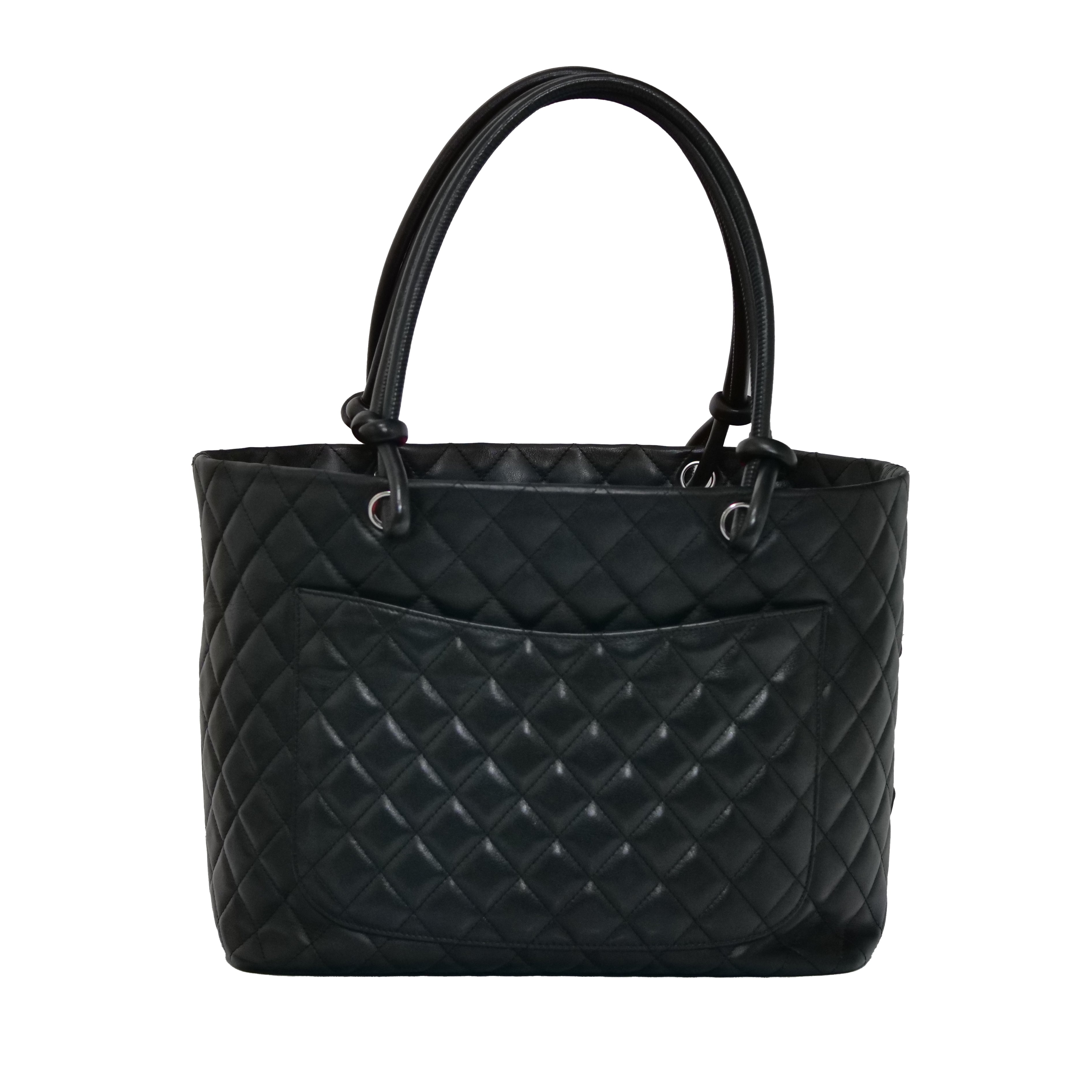 CHANEL Cambon Ligne Large Tote Bag A25169 Black