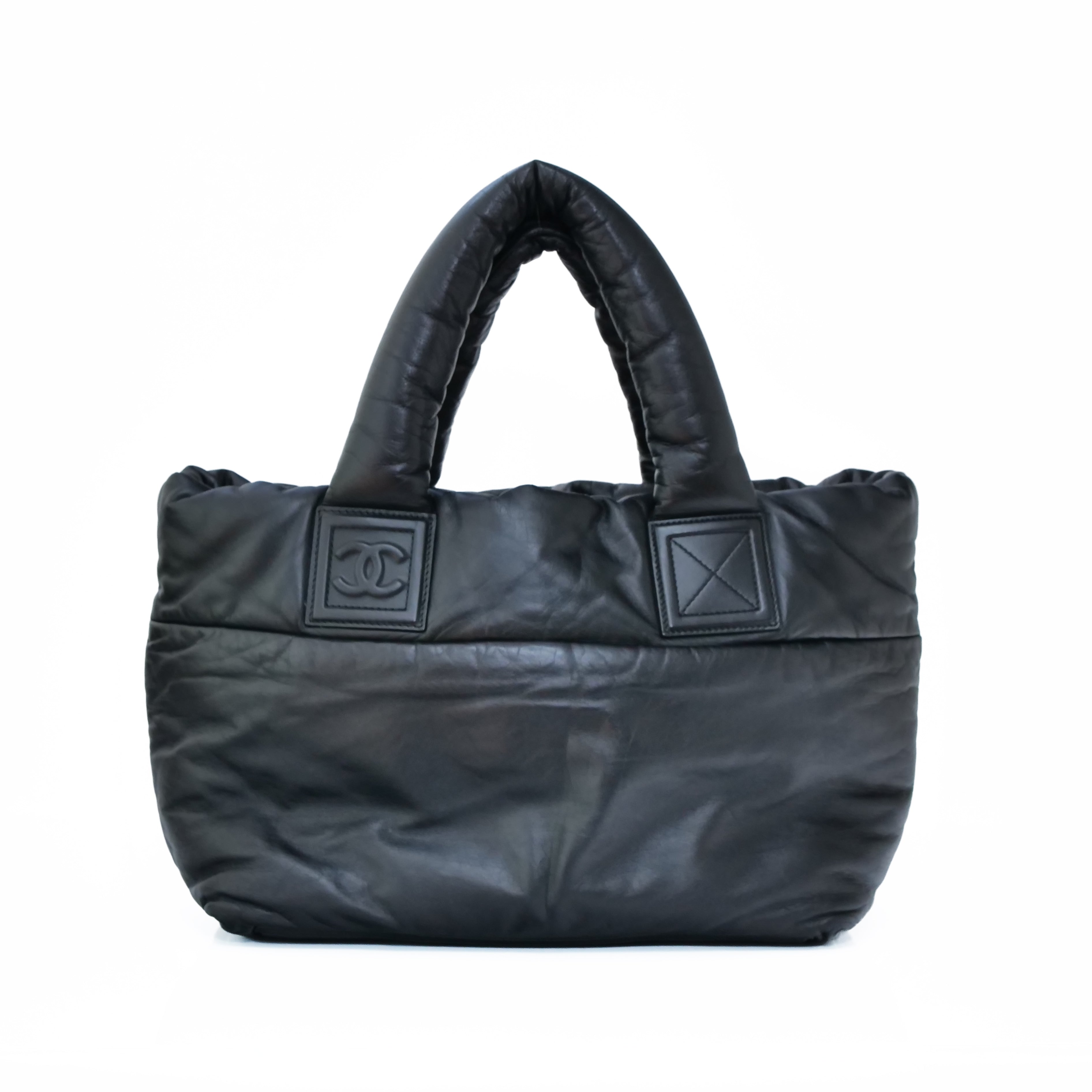 CHANEL Coco Cocoon small Leather Tote Bag A47108