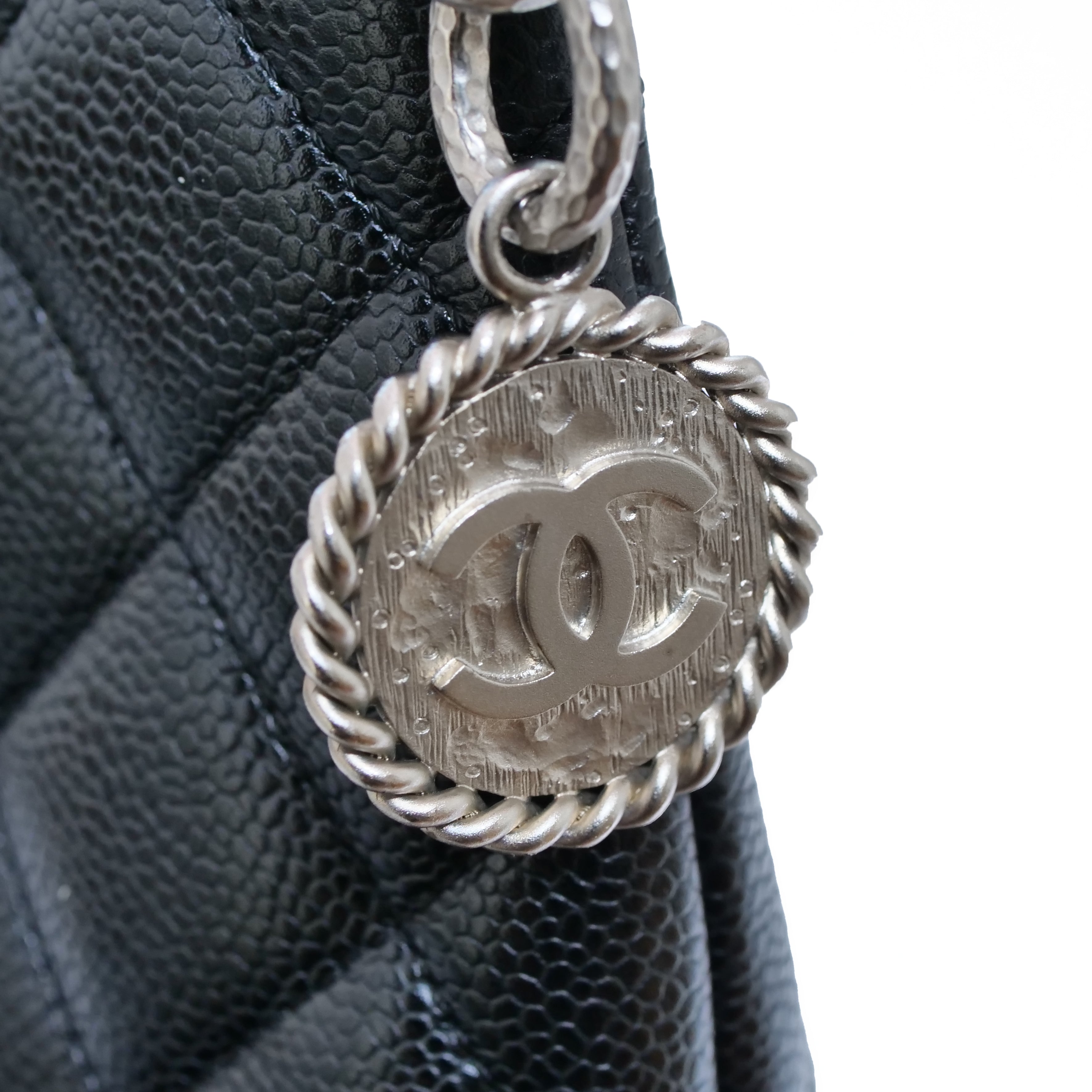 CHANEL Caviar Leather Reissue Tote Bag