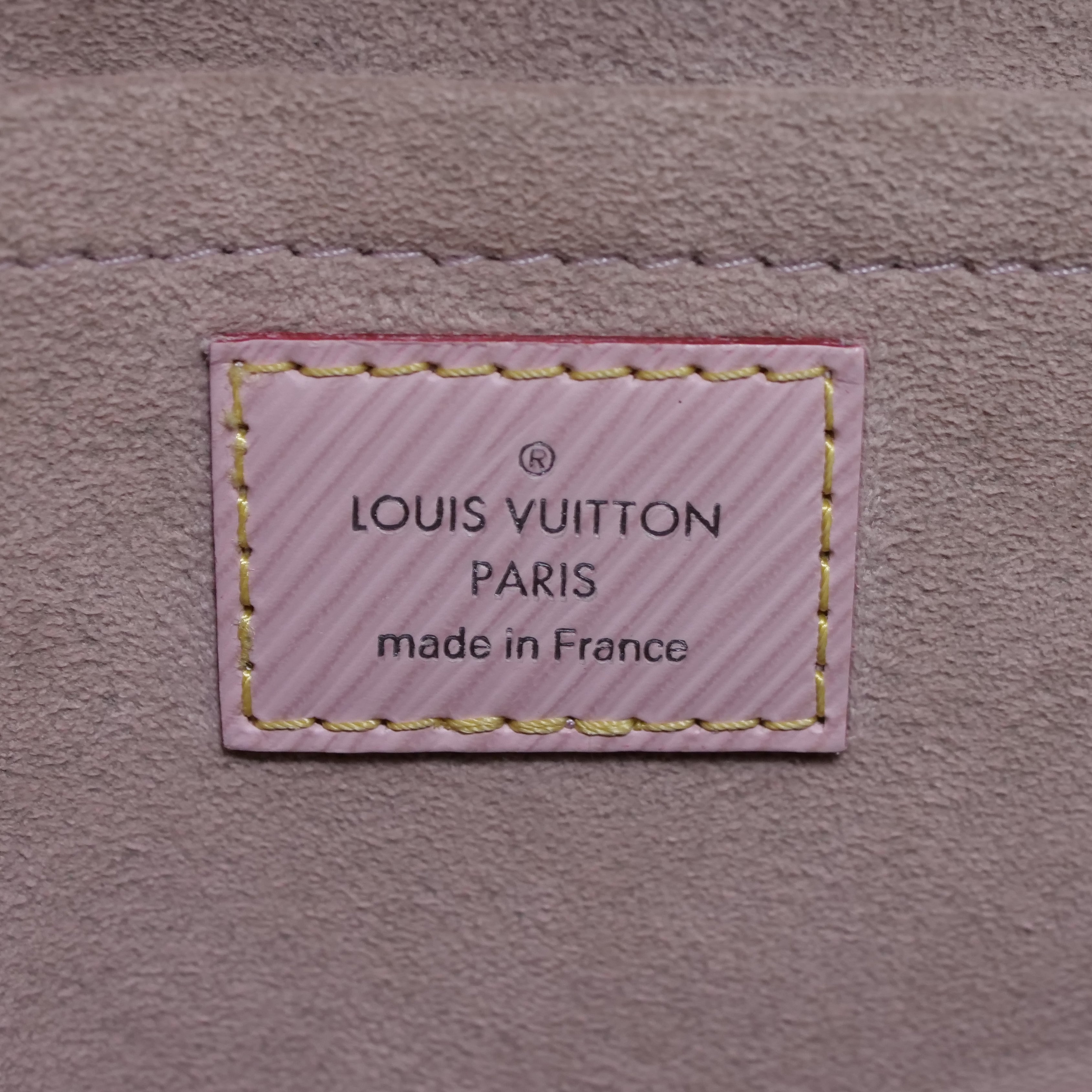 LOUIS VUITTON Epi Saint Cloud Shoulder Bag Rose Ballerine