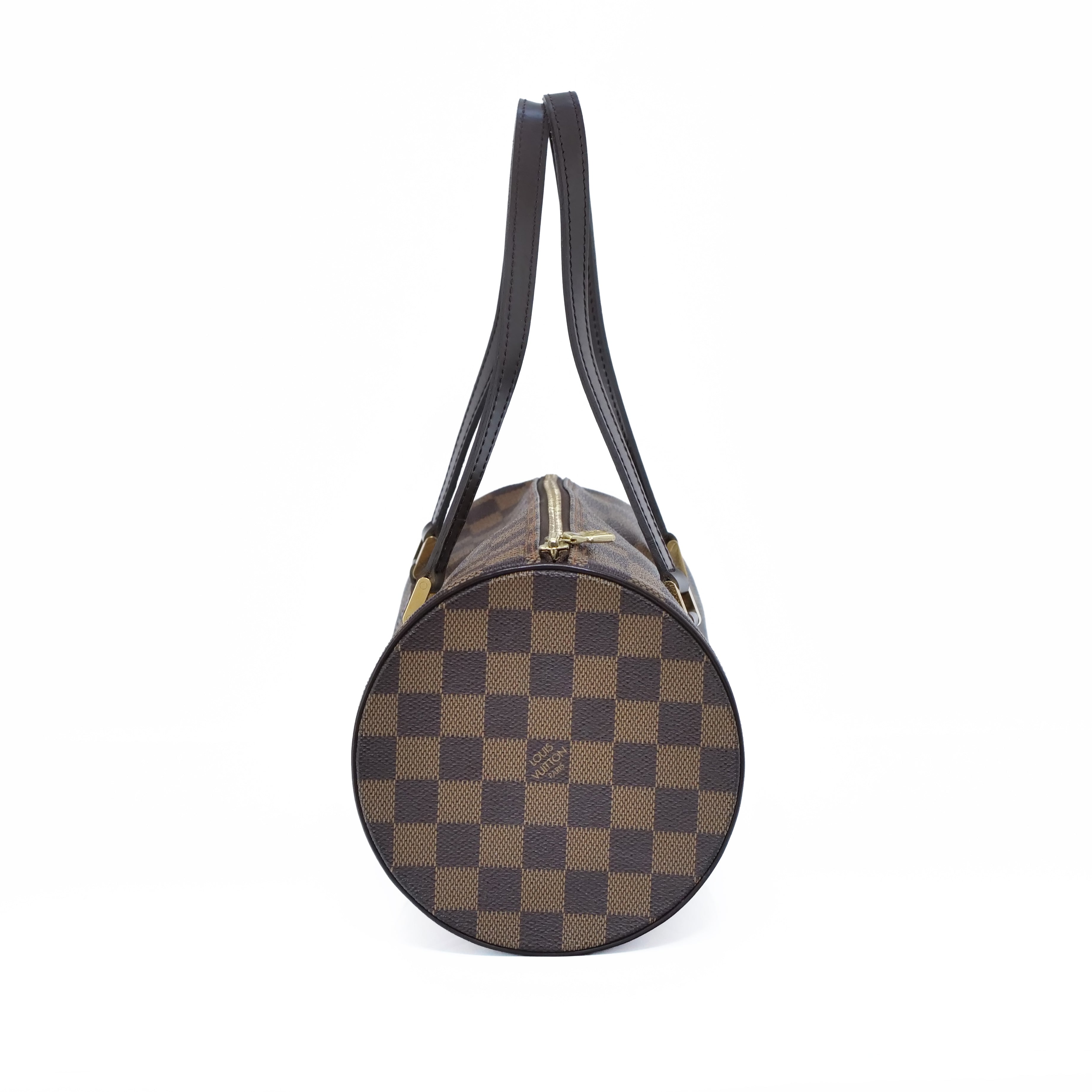 LOUIS VUITTON Damier Papillon 30 Hand Bag with Pouch