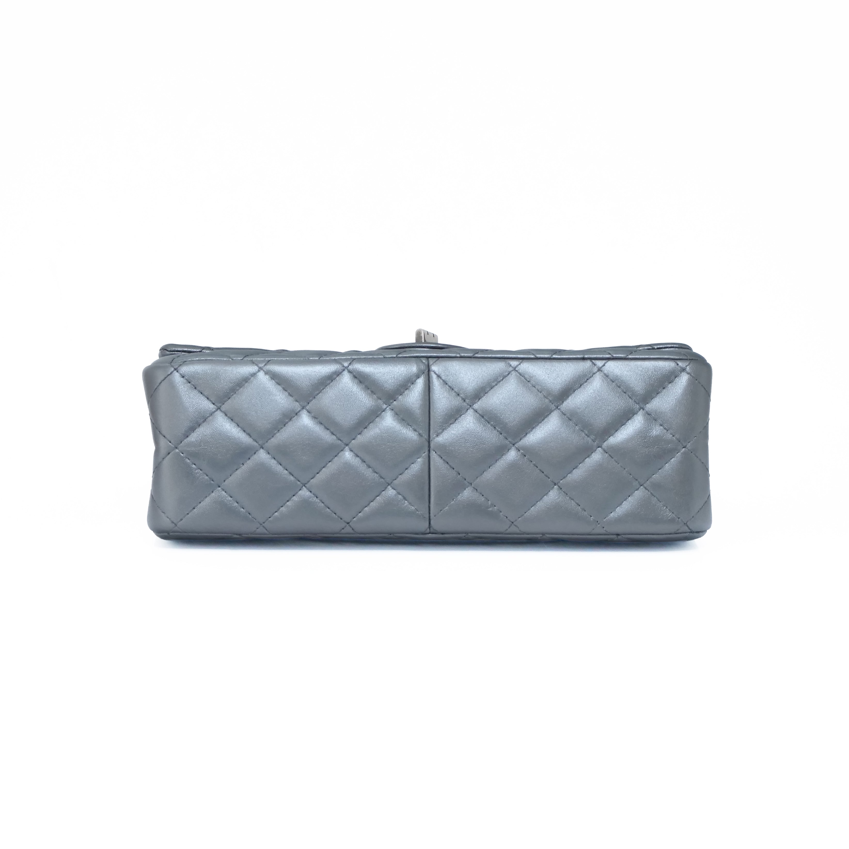 CHANEL 2.55 Matelassé Double Flap Chain Bag